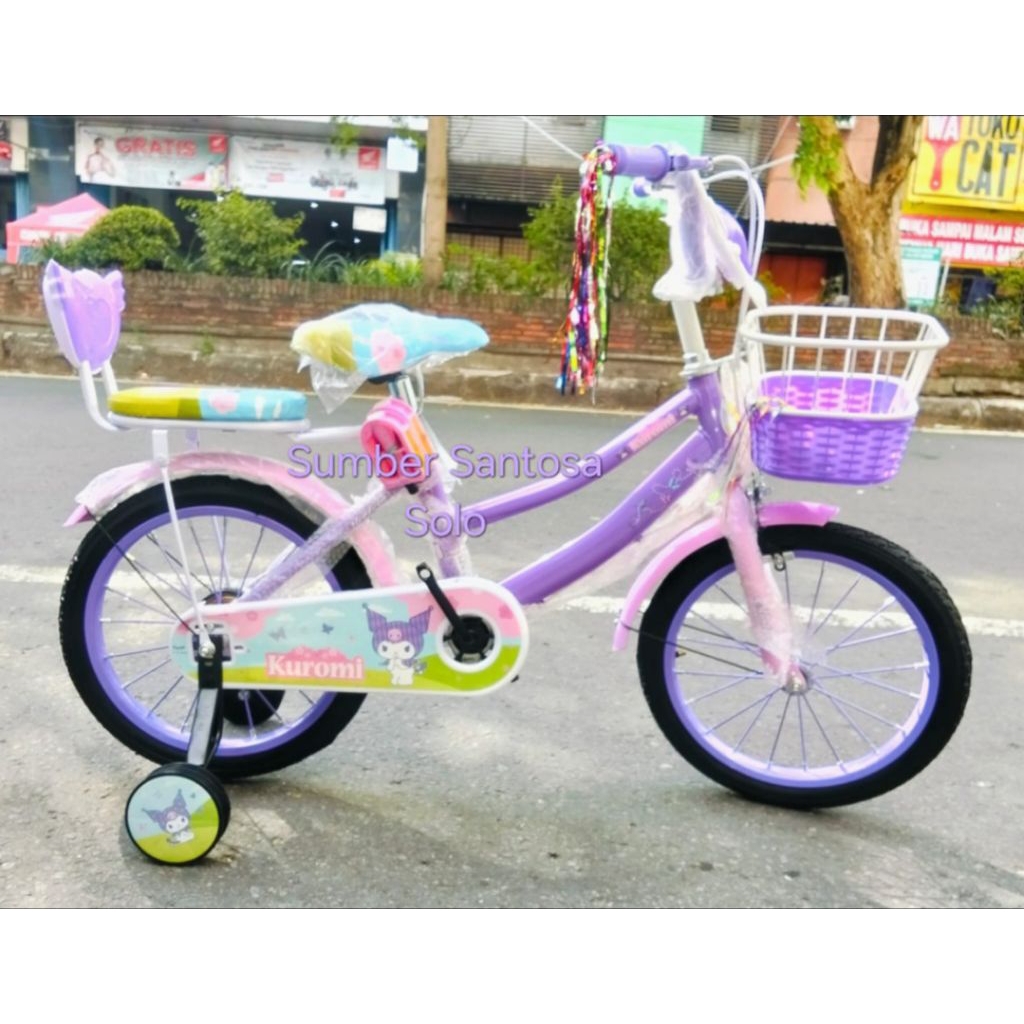 Jual SEPEDA ANAK MINI KUROMI SANRIO 16