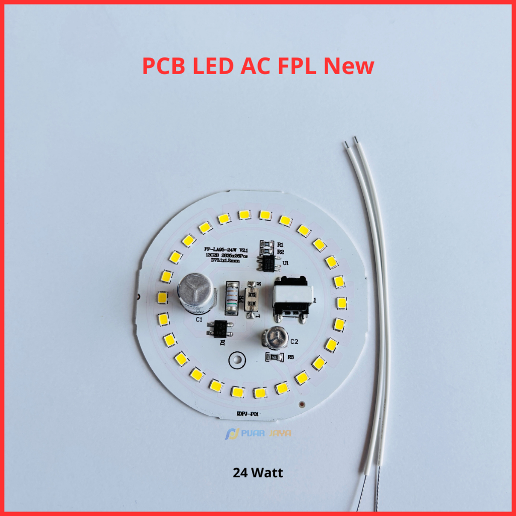 Jual PCB Led AC FPL New 24 watt Diameter 73mm Mesin Lampu Led 24W Modul ...