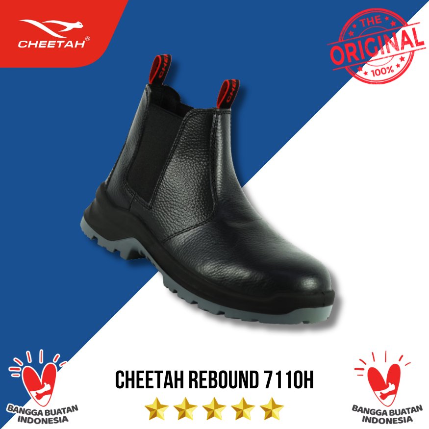 Jual GARANSI Sepatu Safety Cheetah 7110H 7110H ORIGINAL / Sepatu Safety ...