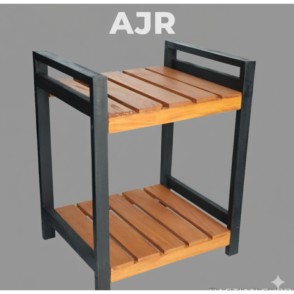 Jual rak kayu dispenser 2 susun bahan kayu jatibelanda | Shopee Indonesia