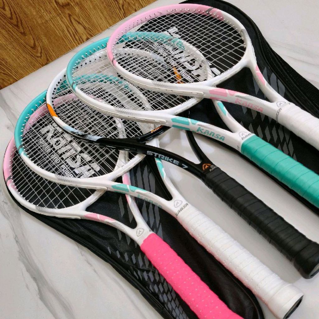 Jual RAKET TENIS ORIGINAL KANSA 280 GRM COCOK BUAT PEMULA ADA TAS SIAP ...