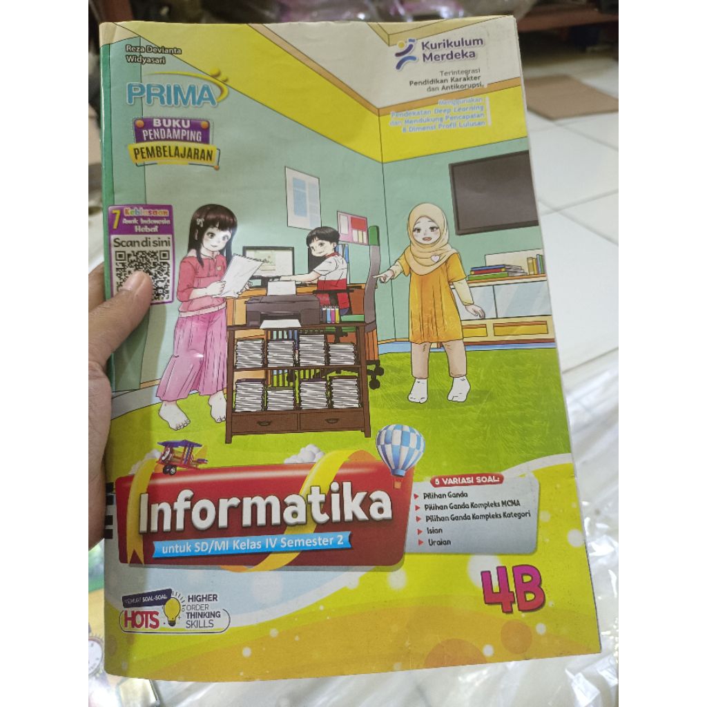 Jual LKS SD/MI INFORMATIKA KELAS 4 SEMESTER 2 KURIKULUM MERDEKA ...