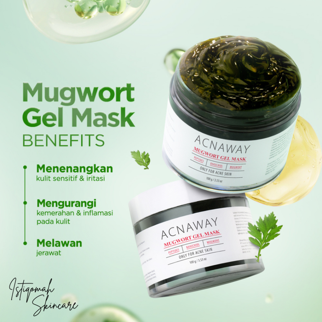 Jual ACNAWAY Advanced Mugwort Gel Mask BIG SIZE 100g – Face Mask Gel ...