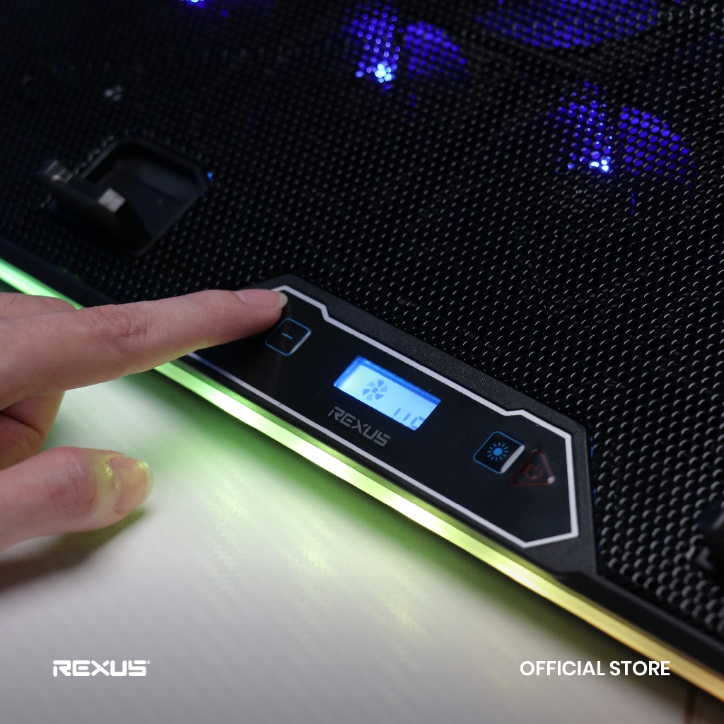 Rexus B165 Cooling Pad Breeze Laptop High Speed Fan RGB (6)
