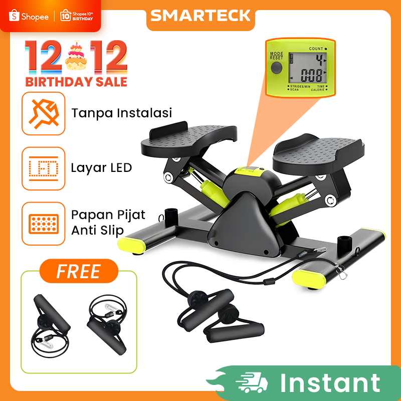 Jual Smarteck Mini Side Stepper V-shape Stepper STP02 Alat Fitness ...