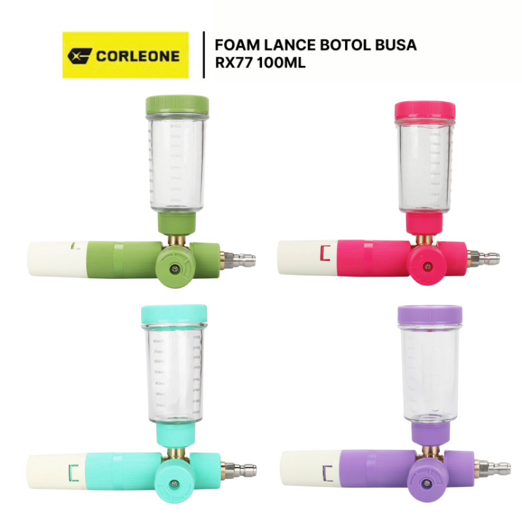Jual Botol Busa Salju RX77-PK Warna Pink Foam Lance Foam Generator ...