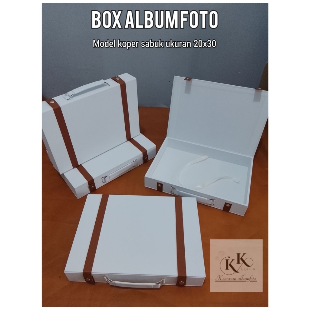 Jual Box album model koper sabuk ukuran 20x30//full kulit sintetis ...