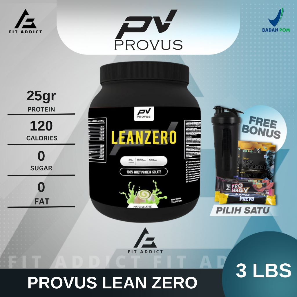 Jual Provus Lean Zero 3 Lb 3 Lbs 3Lb 3Lbs Whey Protein Isolate LeanZero ...