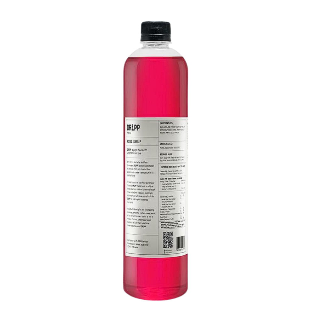 Jual DRiPP Rose syrup 760 ml - sirup rasa mawar | Shopee Indonesia