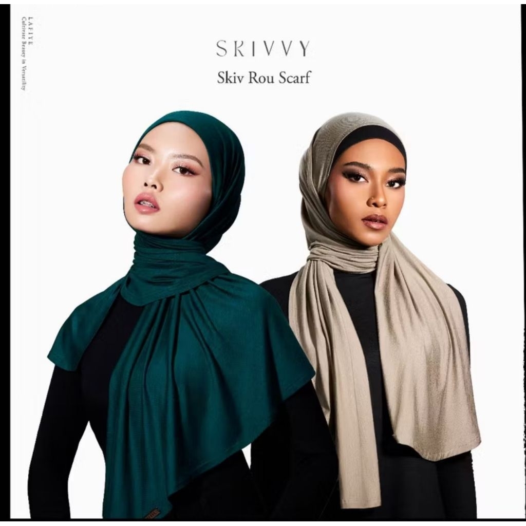 Jual LAFIYE SKIV ROU SKIV TIE INSTANT PASHMINA Langsung Kirim | Shopee ...