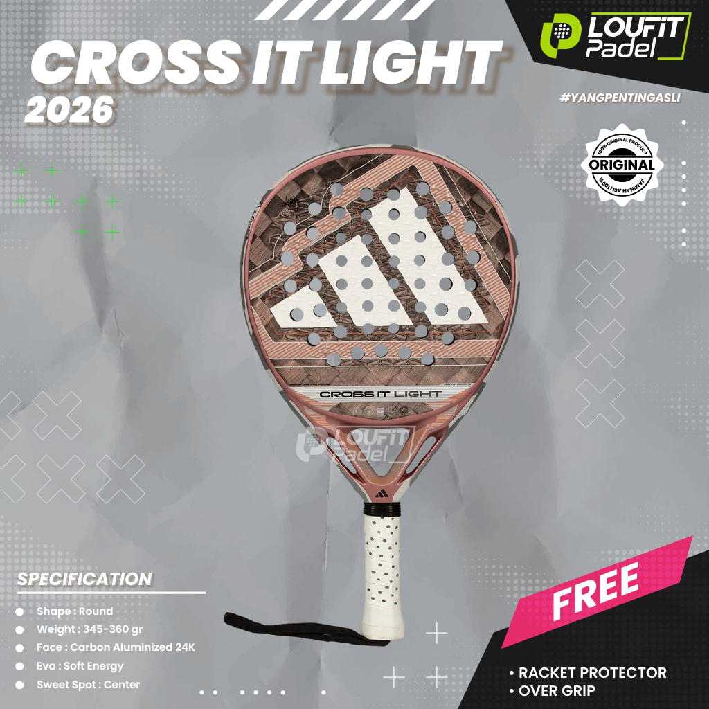 Jual Racket Padel CROSS IT LIGHT 3.5 (2026) by Martita Ortega | Shopee ...