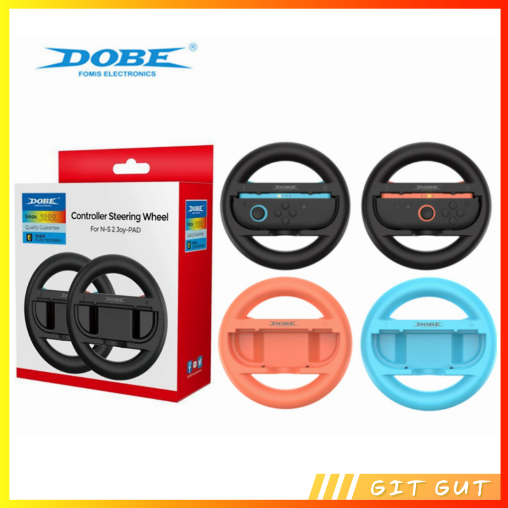 Jual Nintendo Switch 2 NSW 2 Dobe Racing Steering Wheel Set 2 Pcs ...