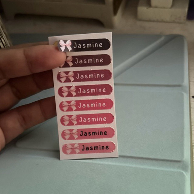 Jual Sticker LABEL BARANG PRIBADI Pensil dan Alat Sekolah Custom ...