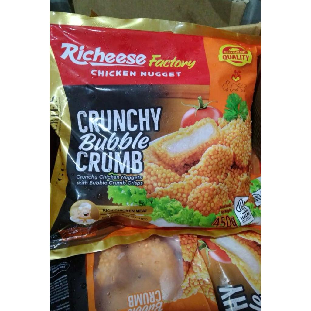 Jual Recheese Factory Naget Crunchy Bubble Crumb 450Gr | Shopee Indonesia