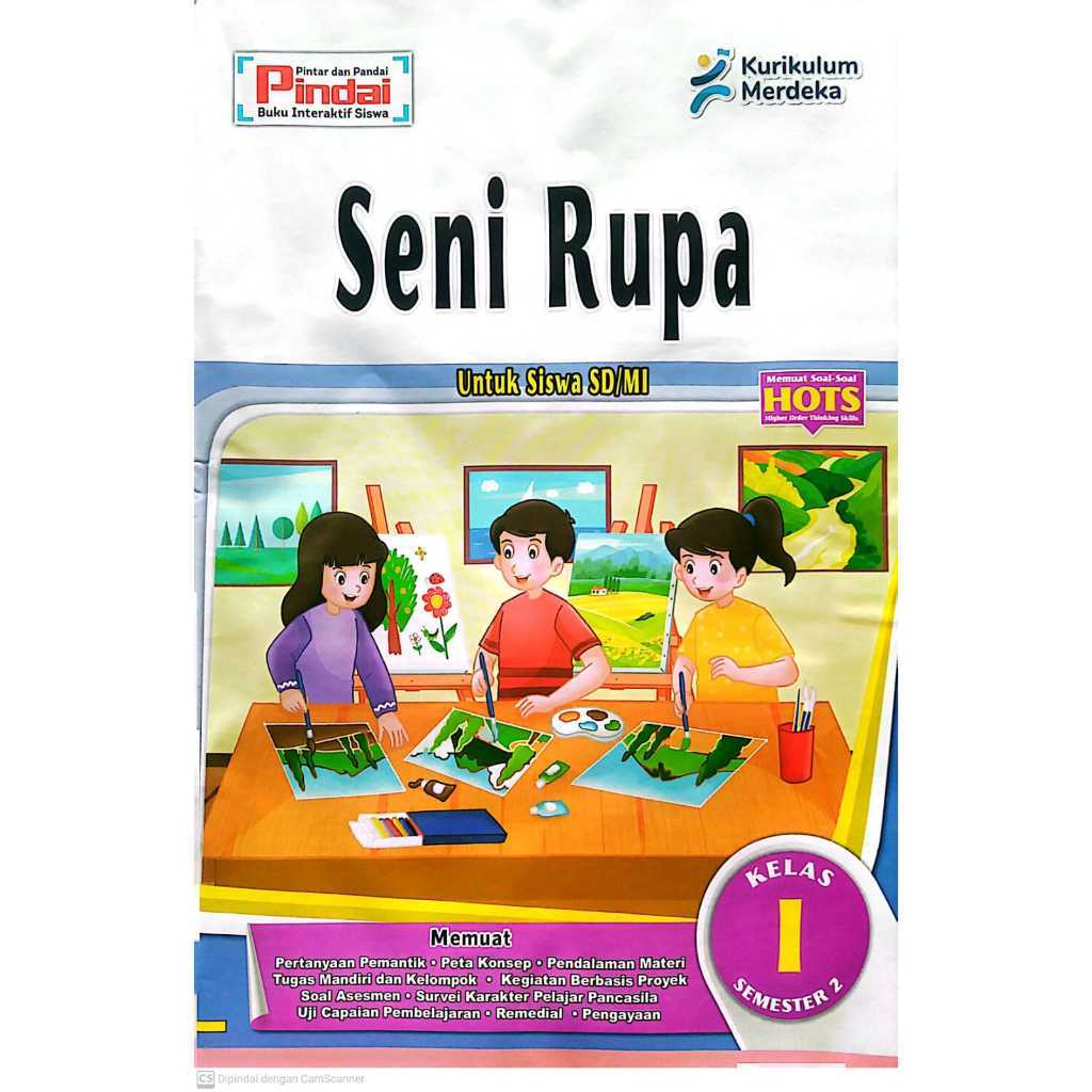 Jual LKS Seni Rupa kurikulum Merdeka Kelas 1 SD/MI Semester 2 | Shopee ...