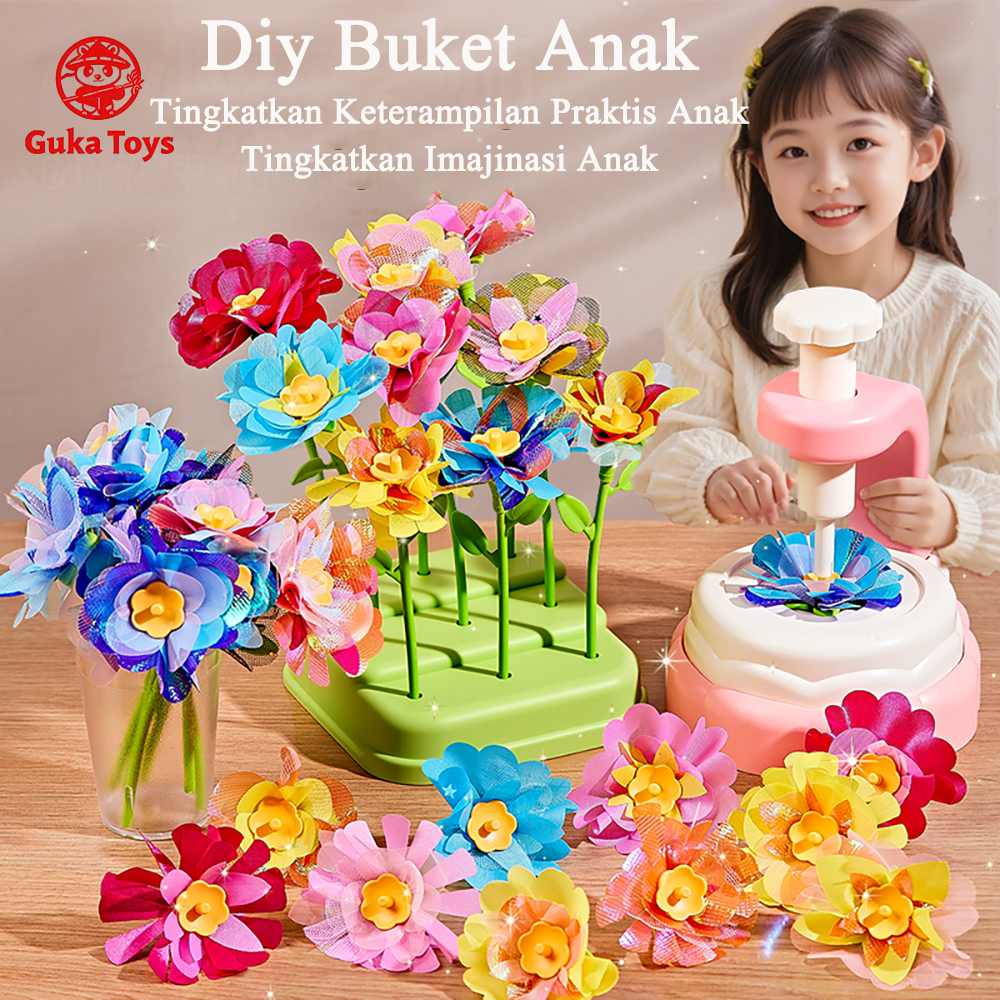 Jual Guka Toys Diy Craft Kit Mainan Buket Anak Perempuan Murah | Shopee ...