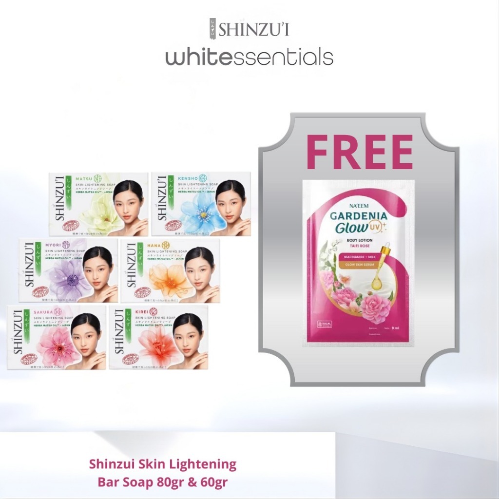 QEILA - [FREE GIFT] Shinzui Skin Lightening Bar Soap 80gr | Sabun Batang Shinzui 80 gr