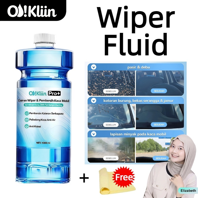 Jual OKliin 1000ml WIPER CLEANER HYDROPHOBIC Cairan Wiper Kaca Mobil ...
