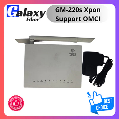 Jual PAKET HEMAT 10 PCS GM220s Modem Onu XPON V9 dengan Adaptor Support ...