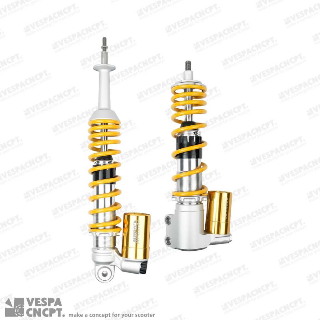 Jual Shock Breaker Mupo Set Depan Belakang Yellow Silver Vespa Sprint ...