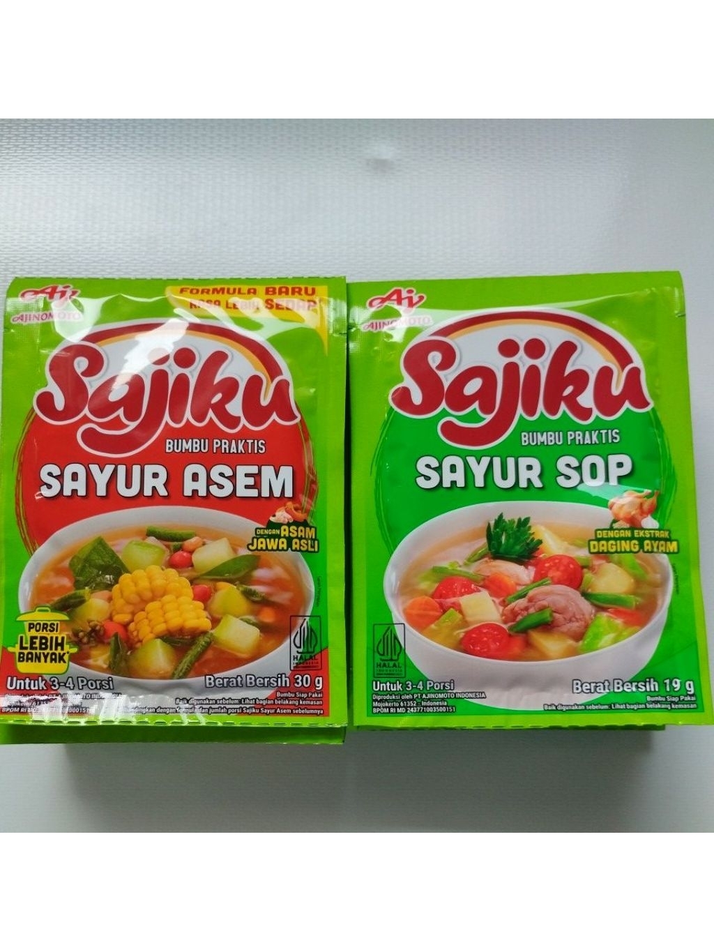 Jual Sajiku Bumbu Praktis Renceng (Sayur Asem & Sayur Sop) | Shopee ...