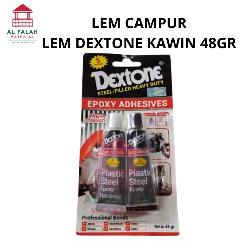 Jual Lem Besi Dextone Epoxy LEM KAWIN 48GR | Shopee Indonesia