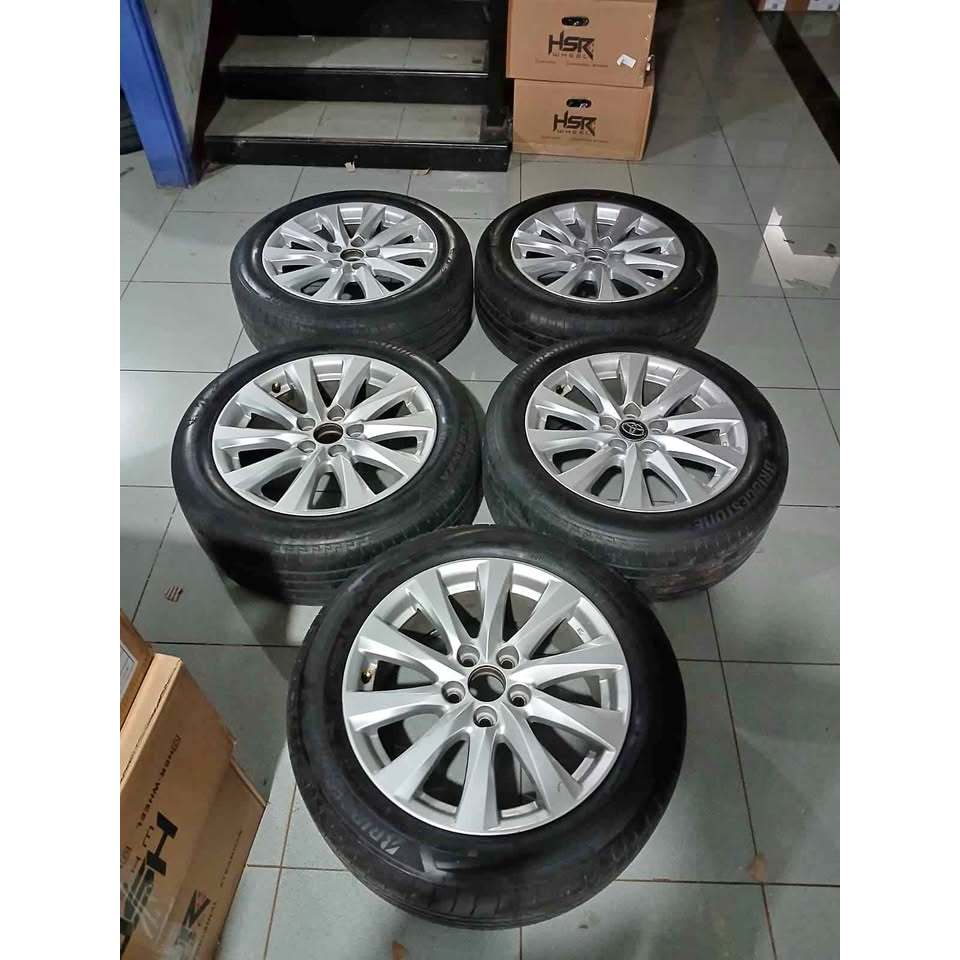 Jual VELG MOBIL BEKAS STD CAMRY R17 PCD 5X114 UNTUK INOVA TERIOS RUSH ...