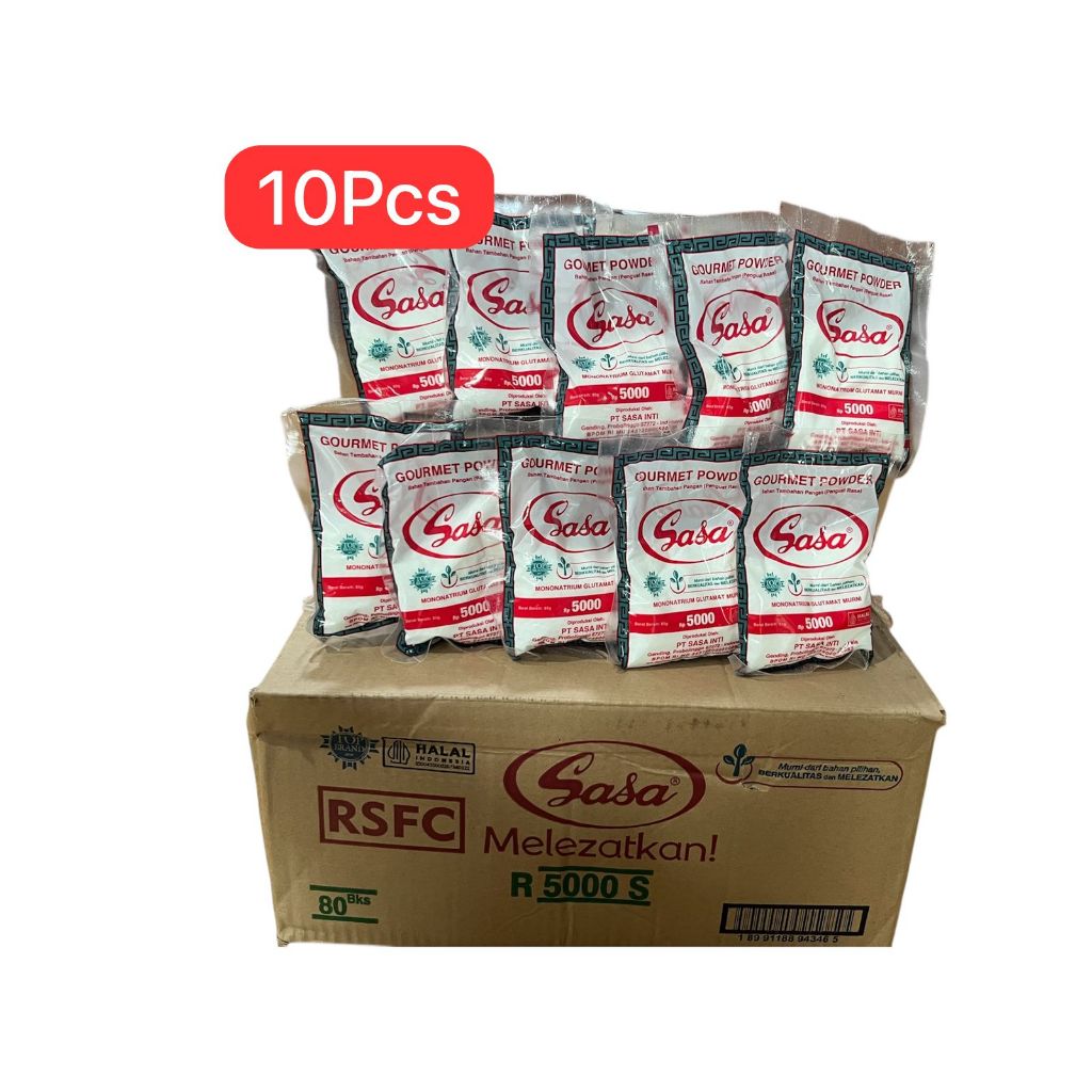 Jual Sasa Penyedap Rasa MSG 5000 isi 10 Pcs | Shopee Indonesia