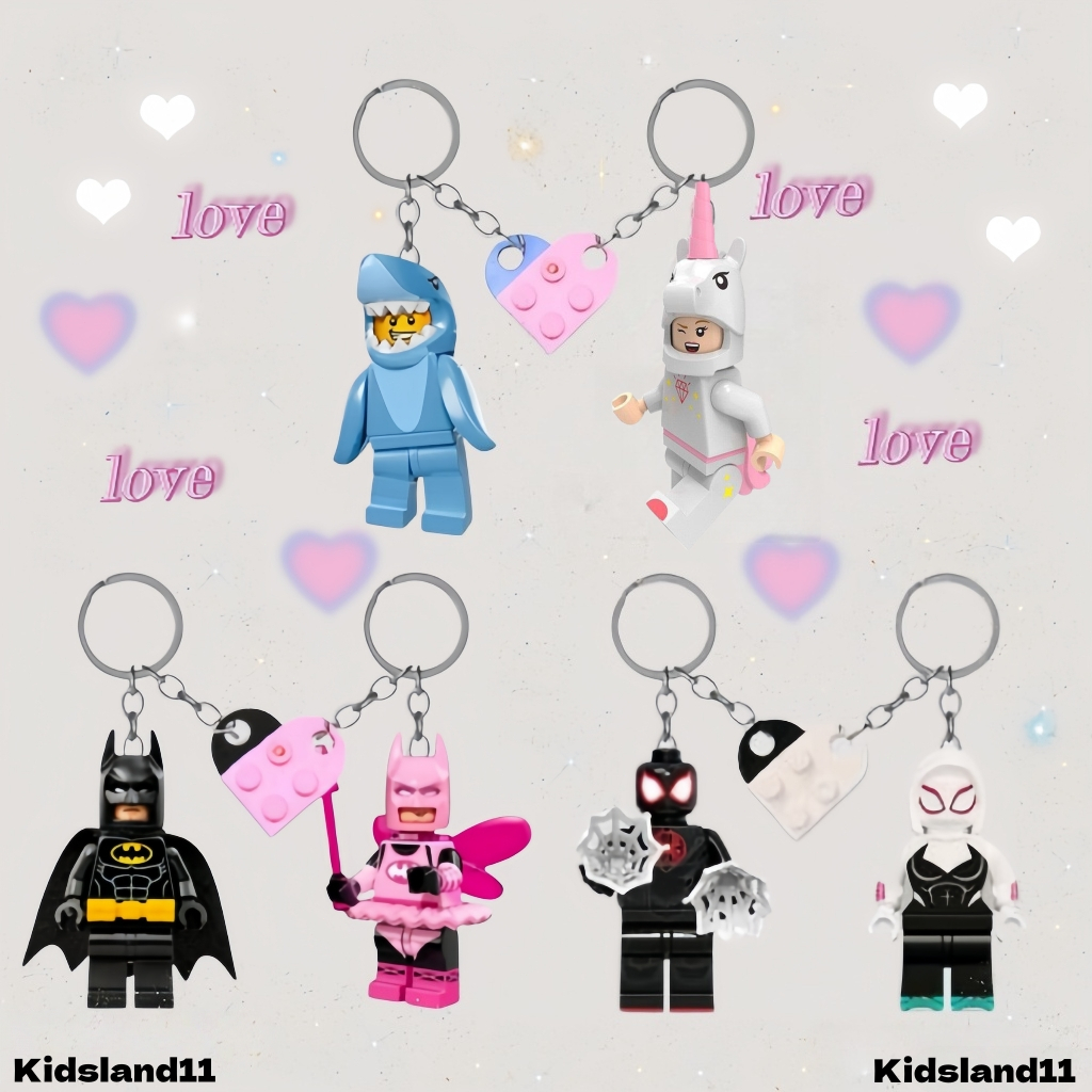 Jual [Ready]2pcs Merge Matching Keychain | Minifigure Keychain (Couple ...