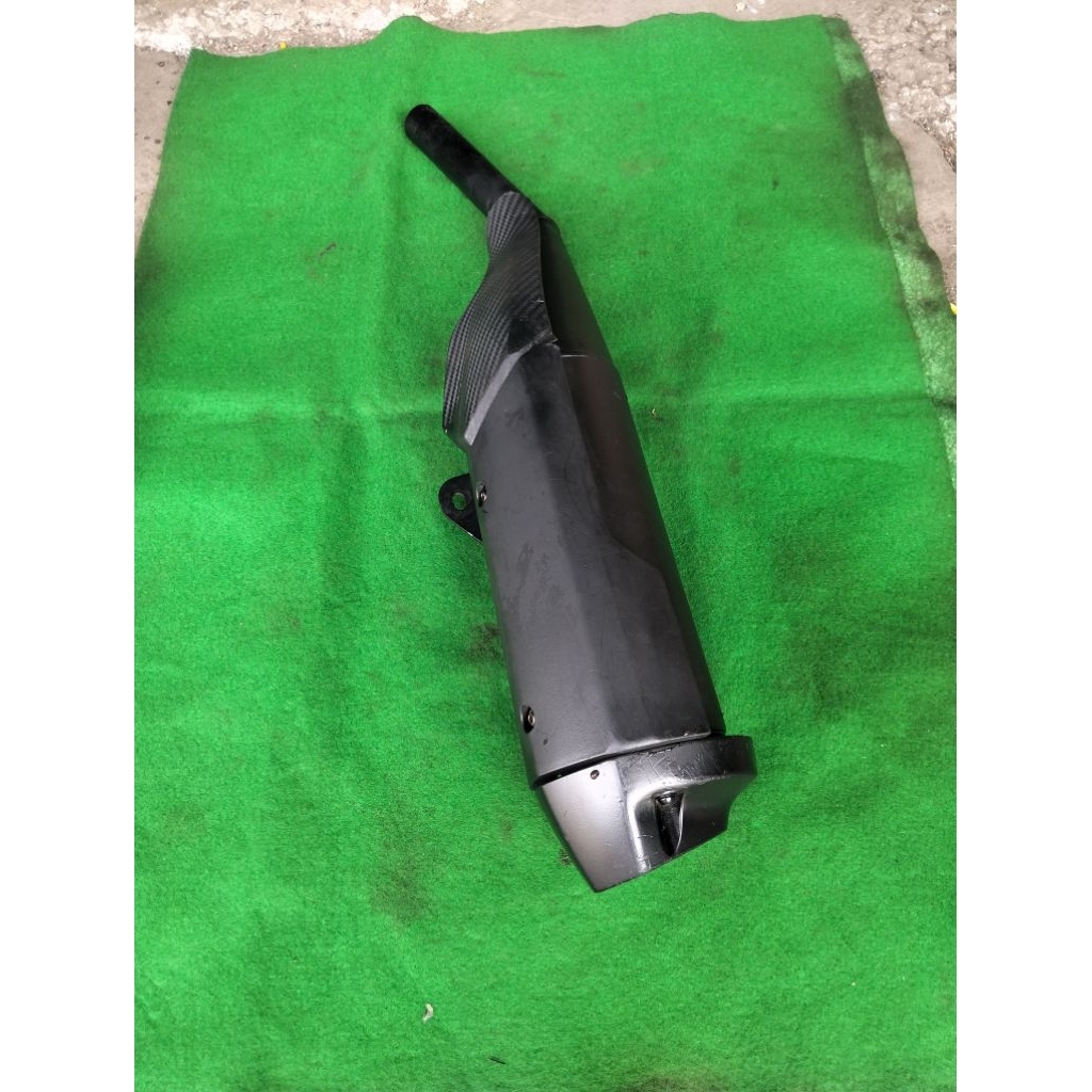 Jual knalpot slincer knalpot yamaha R15 v3 original standar | Shopee ...