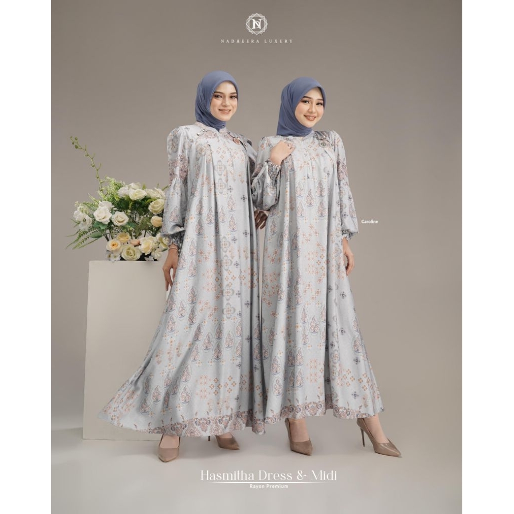 Jual HASMITHA SERIES MIDI DAN DRESS MEWAH LIMITED BEST SELLER BY ...