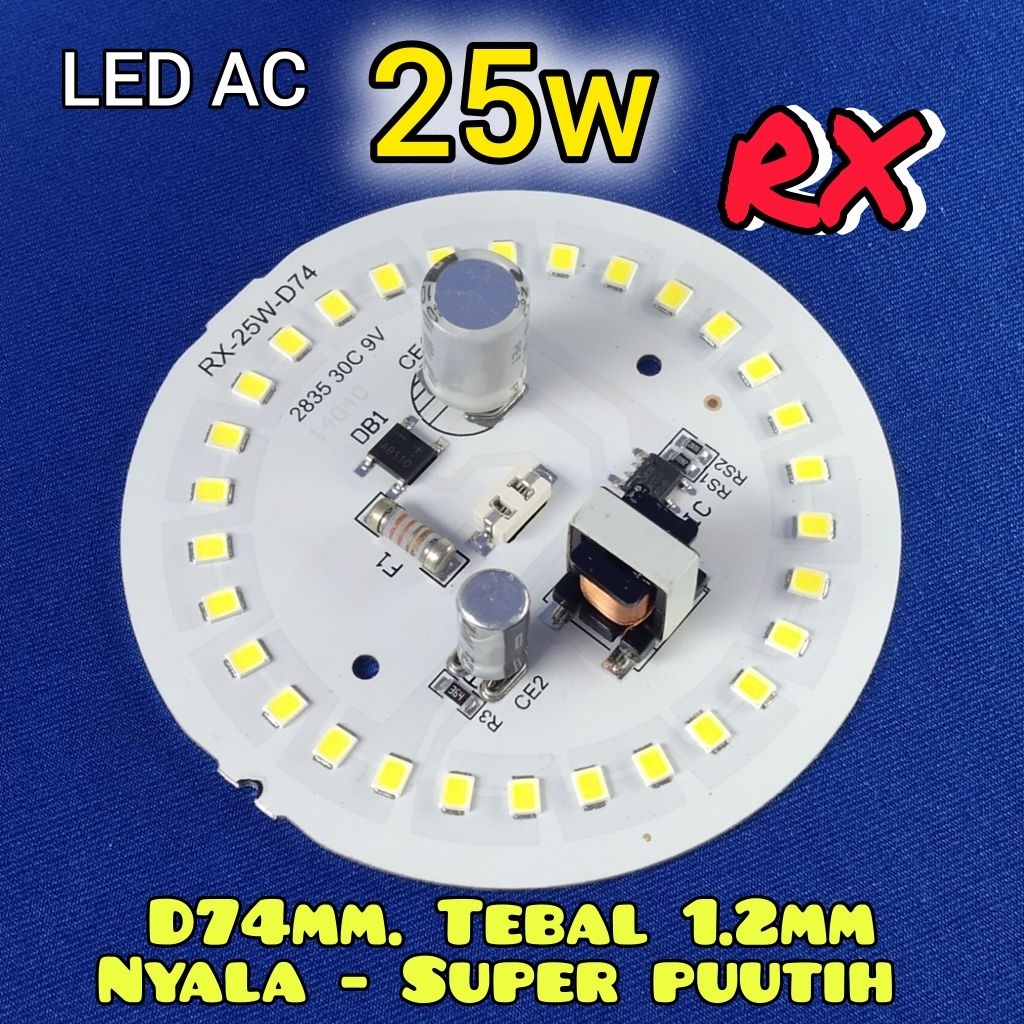 Jual LED AC 25W RX - Super Putih | Shopee Indonesia