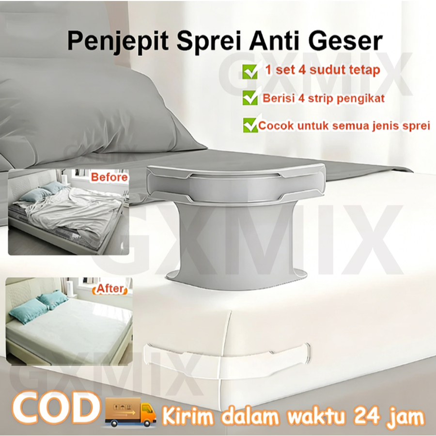 Jual Penjual Lokal-Penjepit Sprei 1 set 4 pcs Bahan PVC Tebal Alat ...