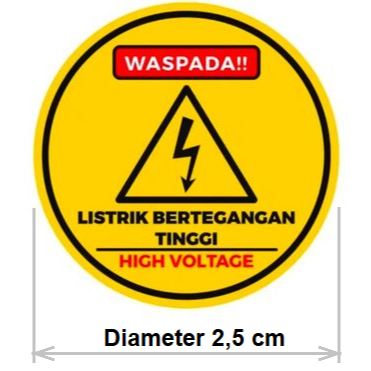 Jual Stiker Waspada Listrik Custom Bahan Vinyl | Shopee Indonesia