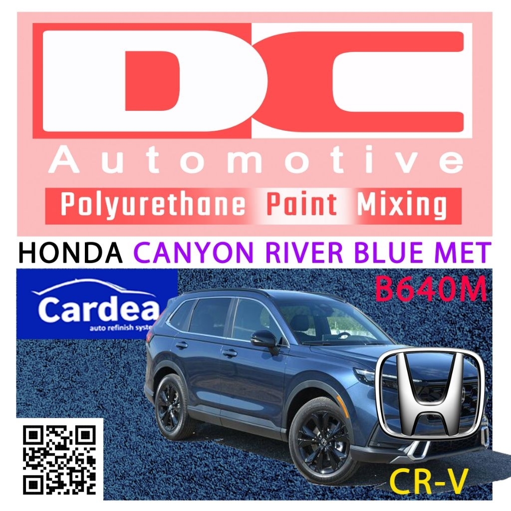 Jual Cat PU Cardea Honda Canyon River Blue Metallic B640M | Shopee ...