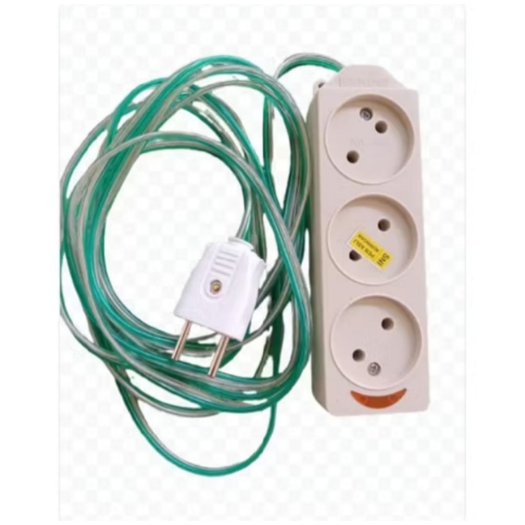 Jual Stop kontak Rakitan terminal tipis lubang 2,3,4,5+ lampu indikator ...