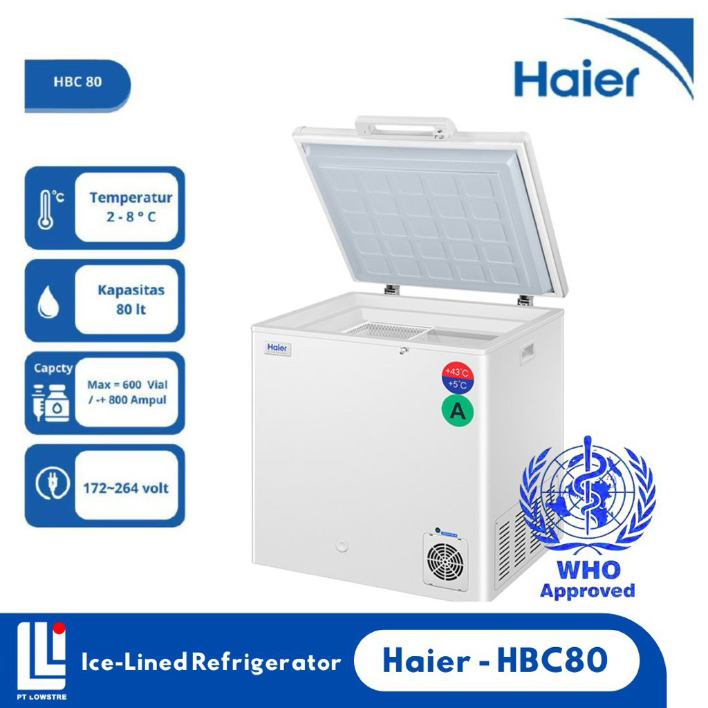 Jual Ice Lined Refrigerator - HBC80 - ILR - Free Kalibrasi dan ...