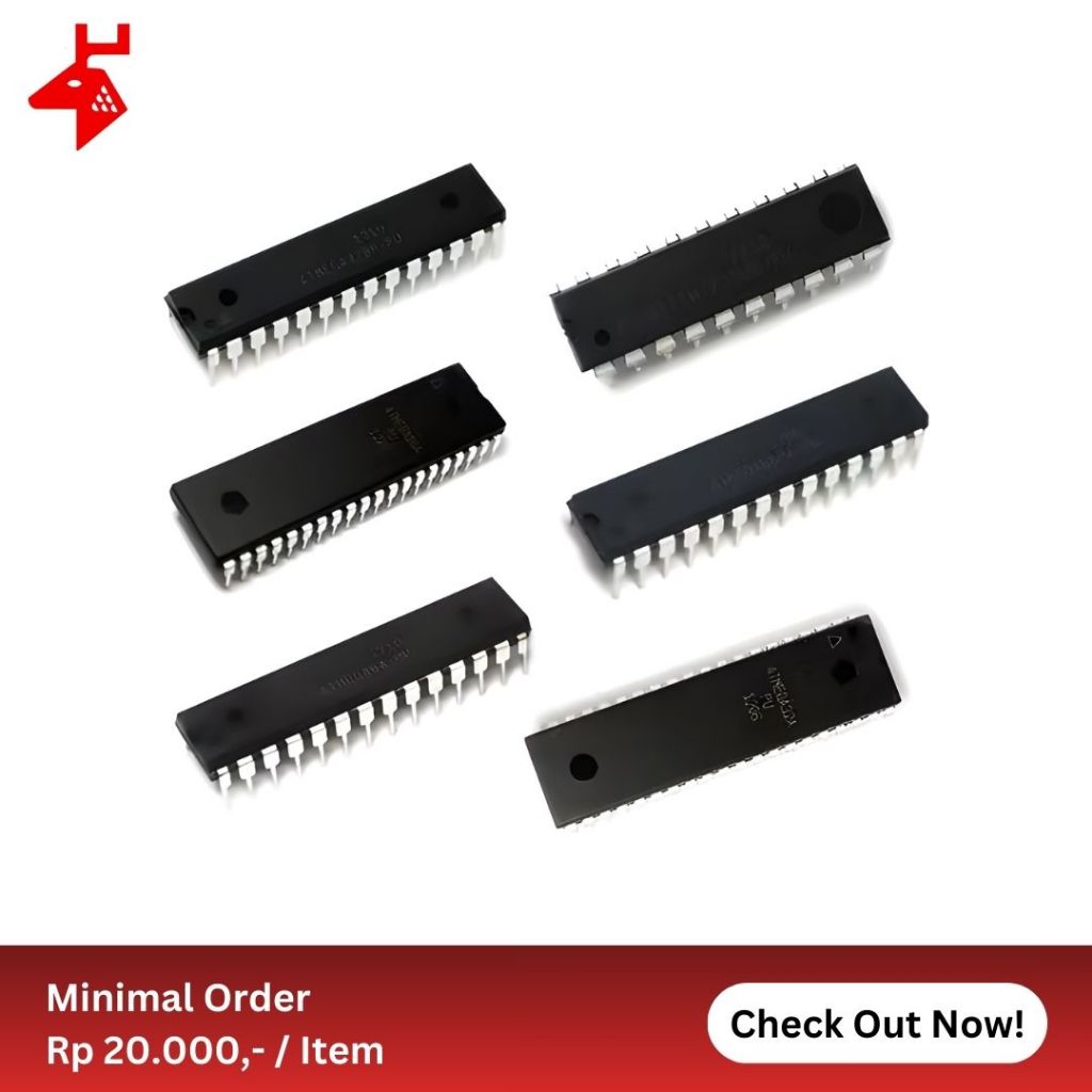Jual IC ATmega328P-PU Microcontroller AVR 8-Bit DIP-28 Support Arduino ...