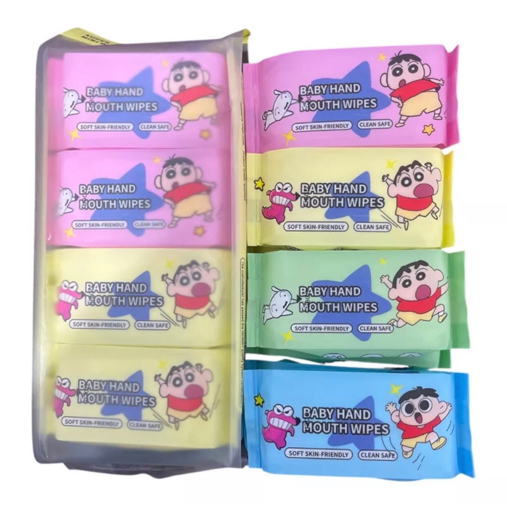 Tissue Basah Mini 1pack / Wet Wipes Isi 8pcs - foto 5