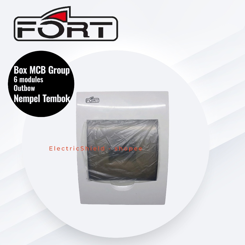 Jual Mcb Box 6 Group Outbow Nempel Tembok FORT - FMCBB6S | Shopee Indonesia
