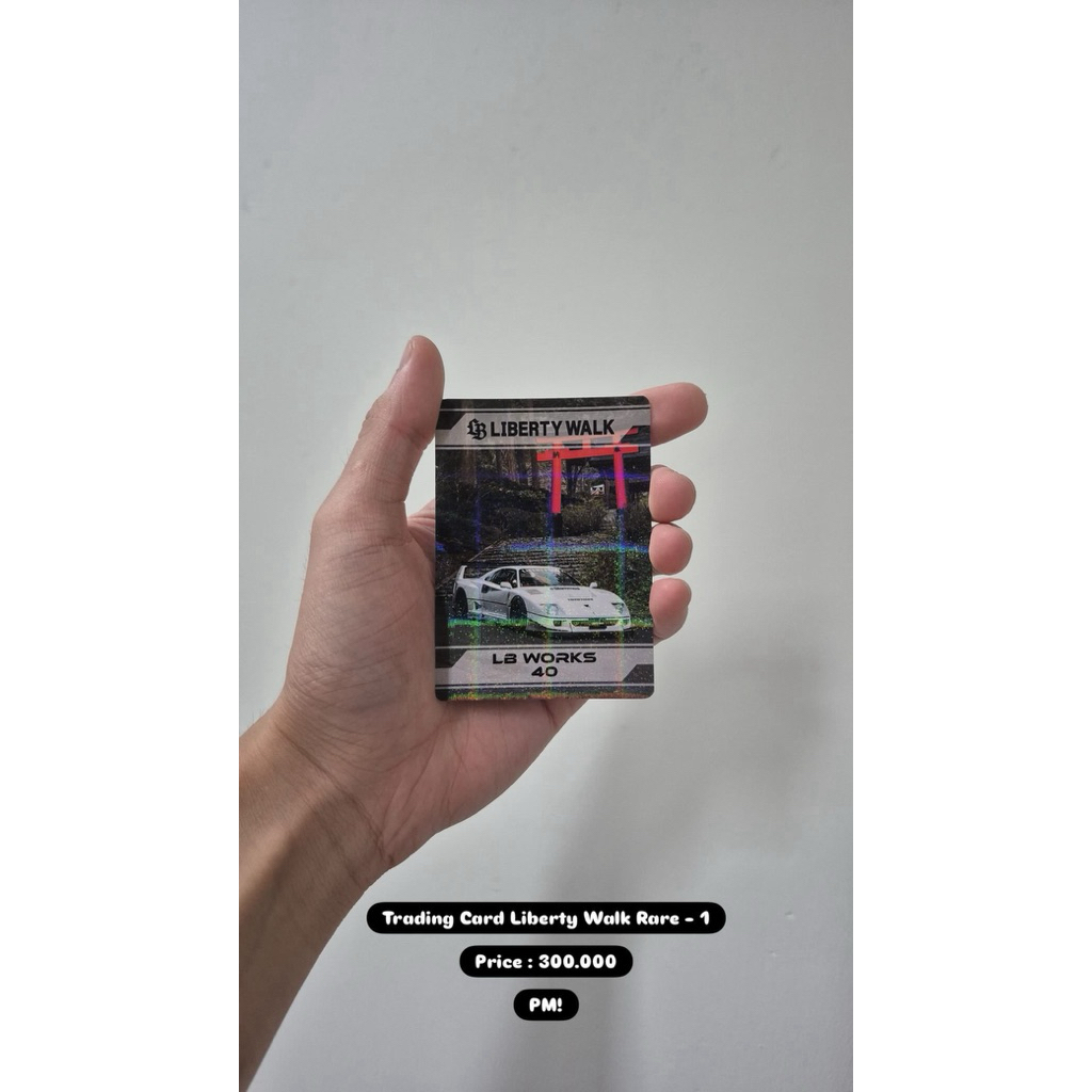 Jual Trading Card / Kartu Liberty Walk Rare 1 Ferrari F40 | LBWK ...