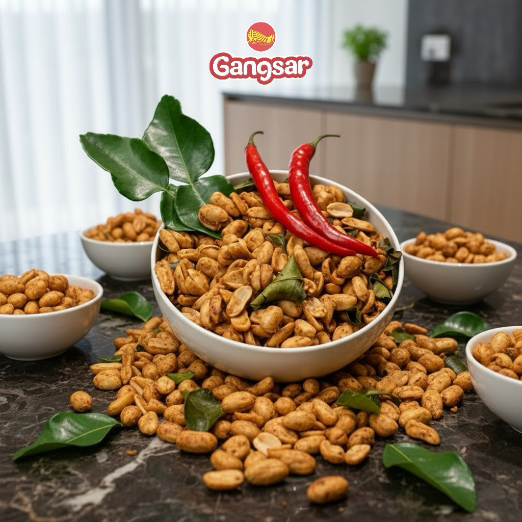 Jual Kacang Panggang Pedas Gangsar Ala Bangkok 175gr | Kacang Thailand ...