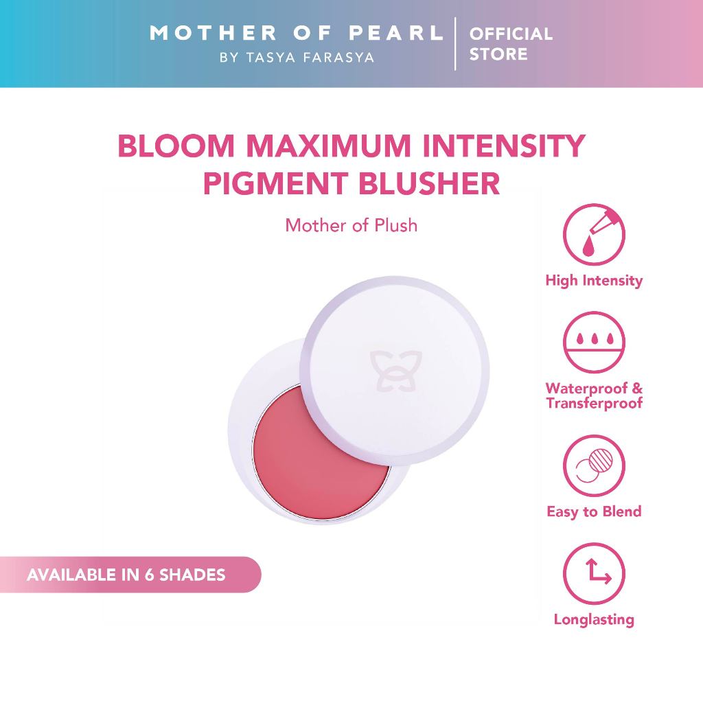 Jual MOP - BLOOM Maximum Intensity Pigment Blusher | Shopee Indonesia