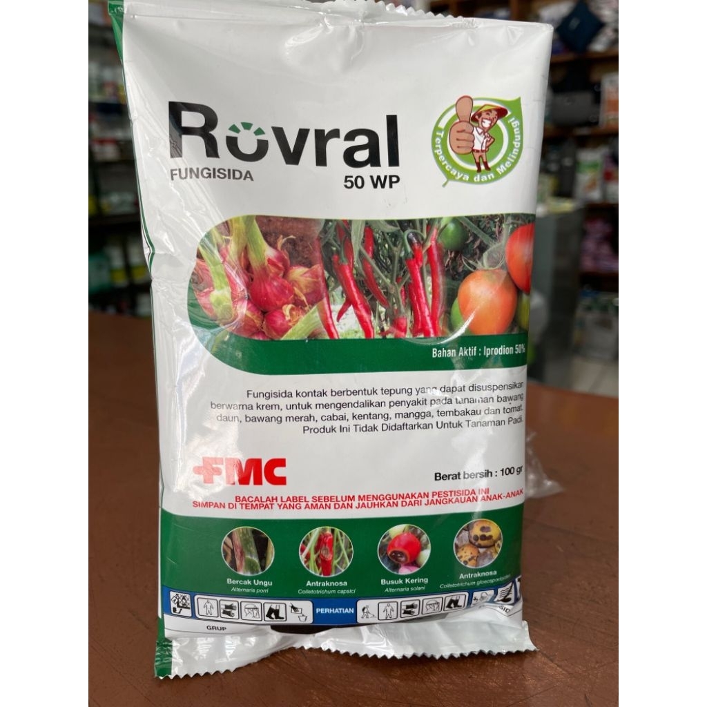 Jual ROVRAL 50 WP Fungisida (100 GRAM) | Shopee Indonesia