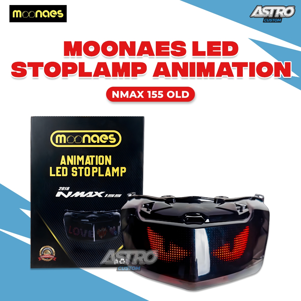 Jual Moonaes Animation LED Nmax 155 OLD 2018 Stoplamp Lampu LED Animasi ...