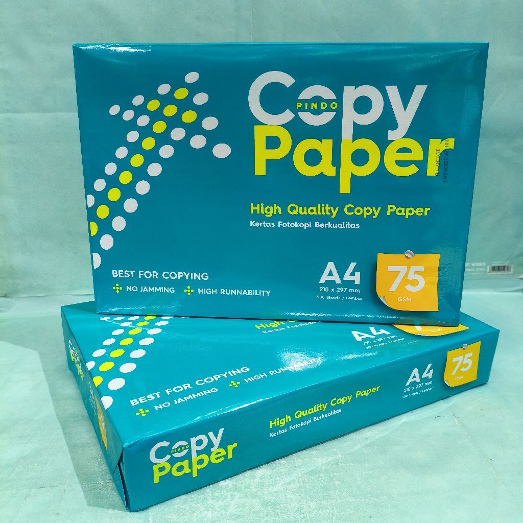 Jual KERTAS HVS COPY PAPER A4 75gsm 500lembar / rim | Shopee Indonesia