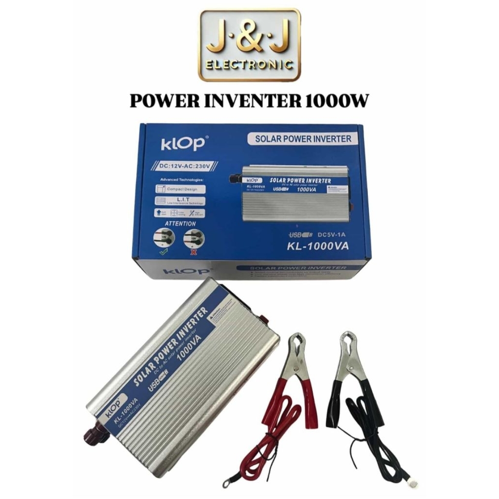 Jual Power Inventer 1000W 12V / Inventer 1000W DC 12V To AC 220V ...