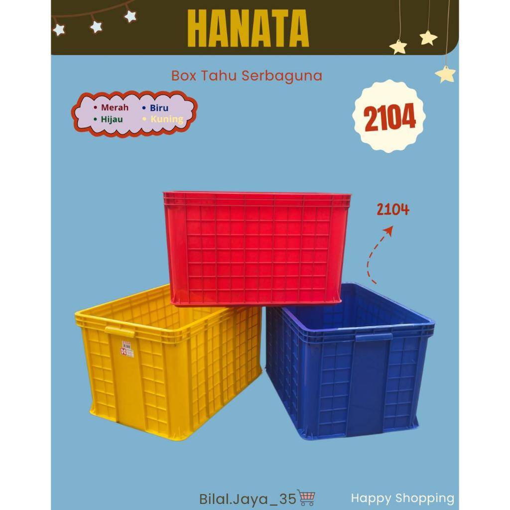 Jual HANATA - Box Tahu Hanata 2104 Container Box Industri / Box ...