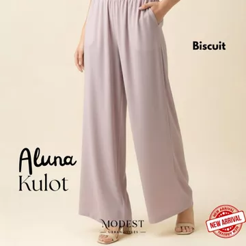 Modest Alunan Culotte Celana Kulot Wanita Premium Adiba Anti UV Celana Wanita Mewah Elegan