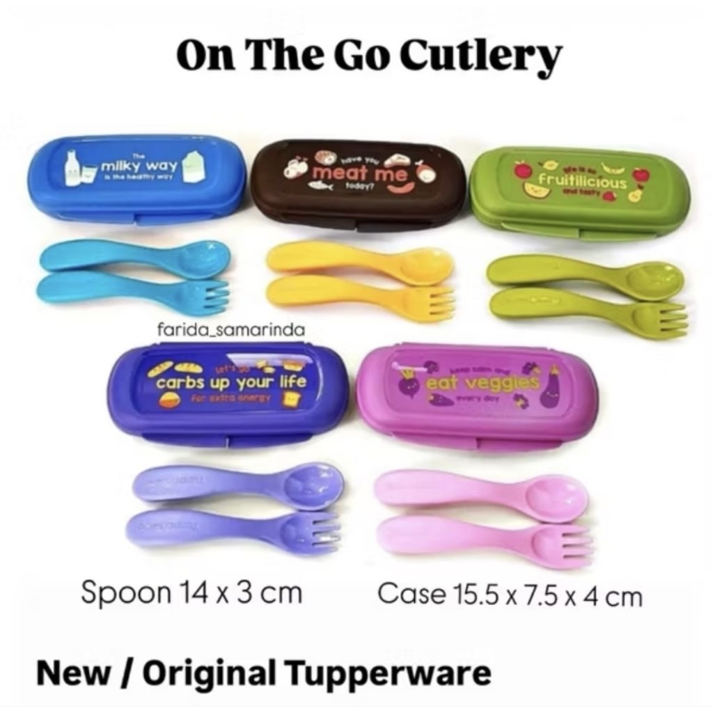 Jual cutlery baby tupperware original 100% NEW | Shopee Indonesia